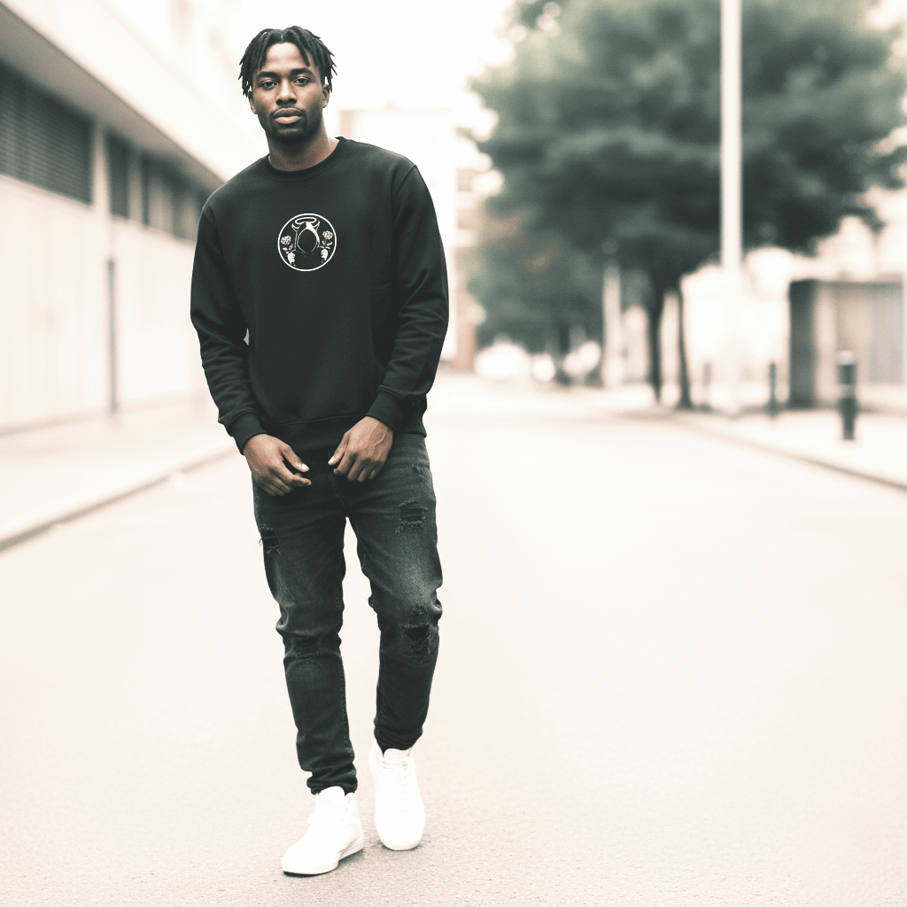 SYN3R SHADOW SWEATSHIRT - Black - SYN3R