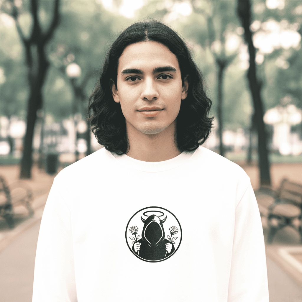 SYN3R SHADOW SWEATSHIRT - White - SYN3R