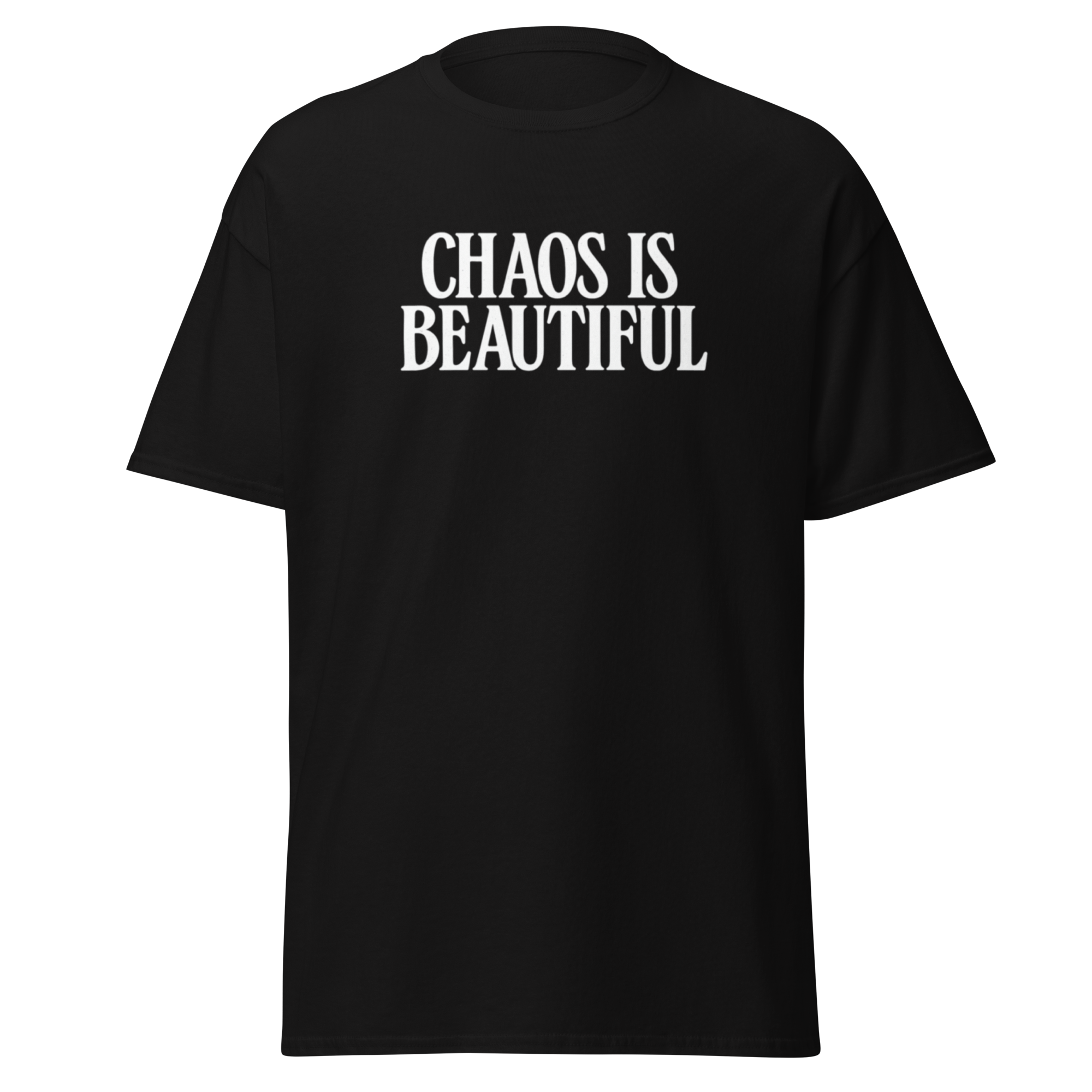 SYN3R CHAOS T-SHIRT - Black | Classic Unisex Style - SYN3R